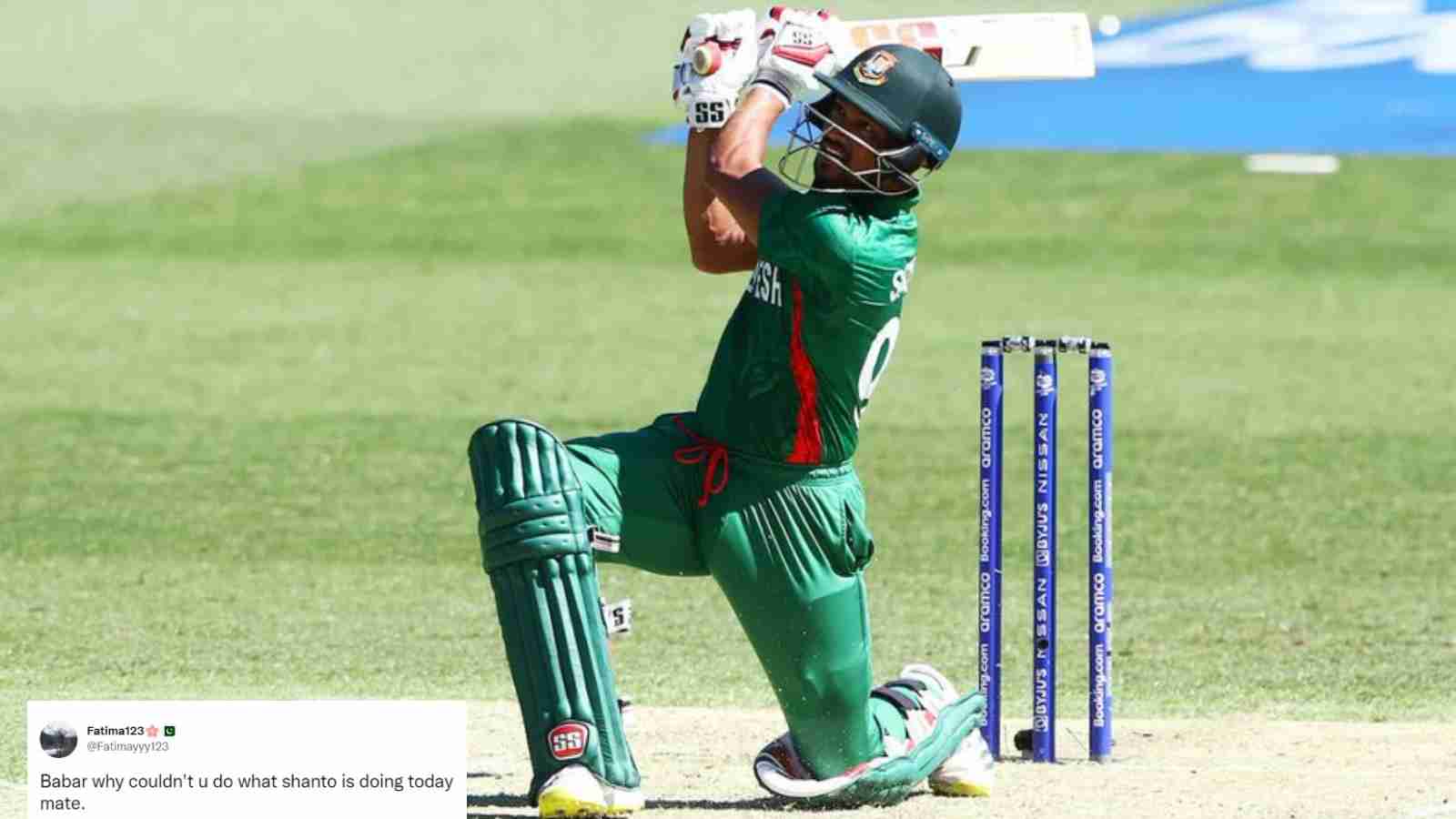 “Shanto is a new Babar- Twitter reacts as Najmul Shanto’s maiden half-century helps Bangladesh post a respectable target against Zimbabwe