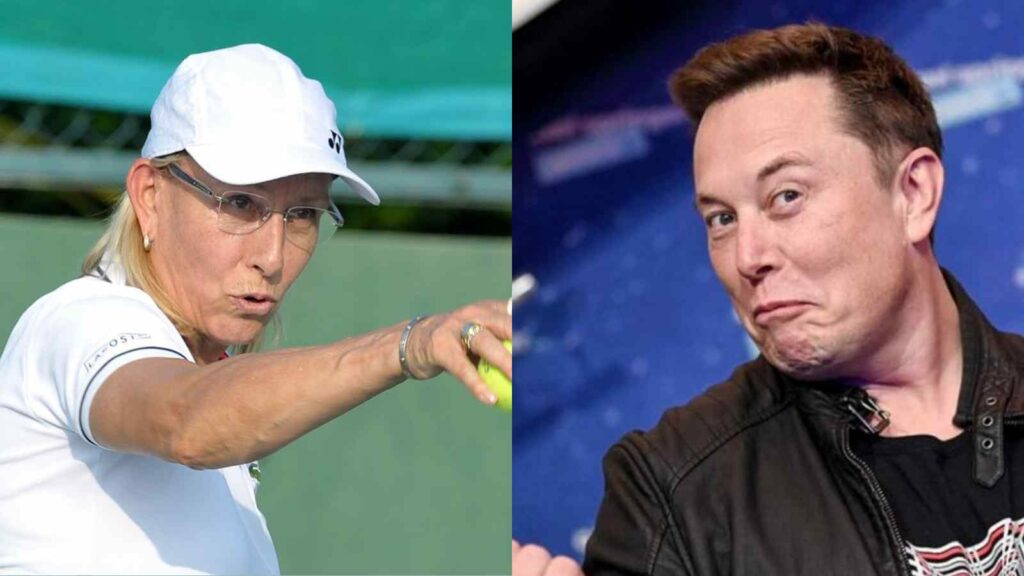 Martina Navratilova and Elon Musk