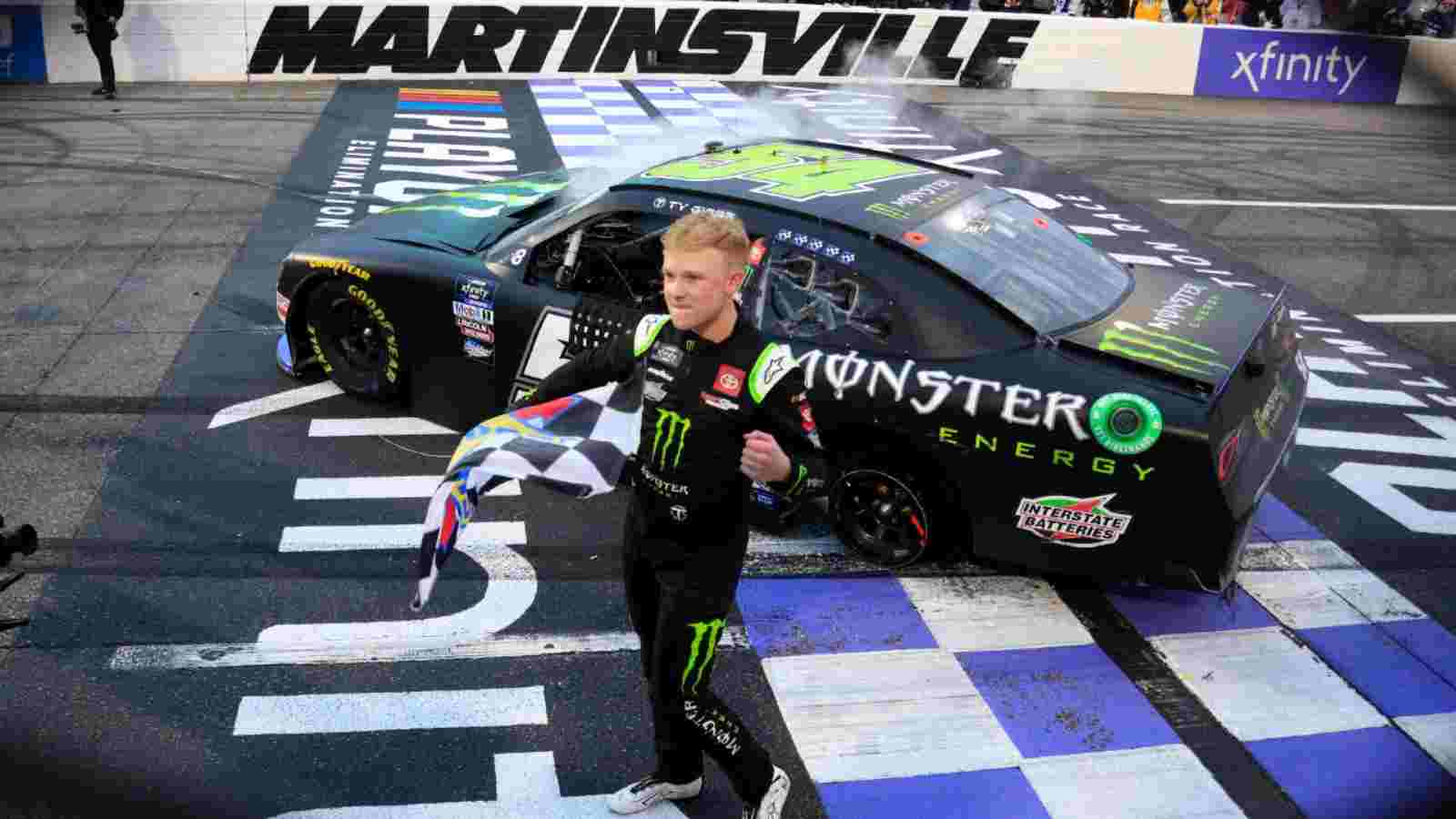 Ty Gibbs compared himself to Jesus after winning the Martinsville Xfinity race by wrecking his teammate