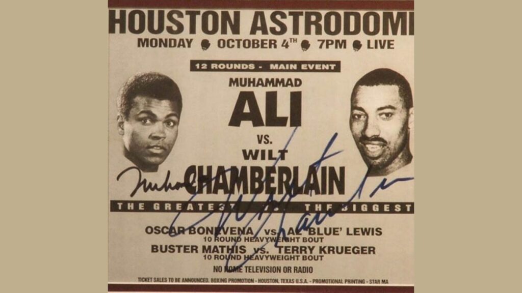 Muhammad Ali x Wilt Chamberlain 