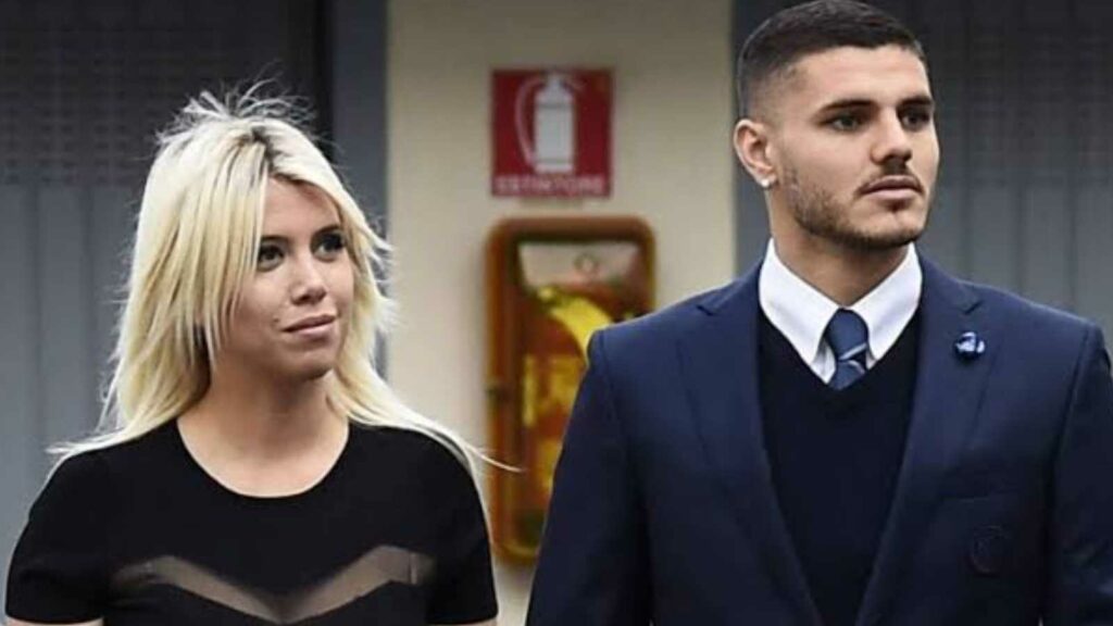 Wanda Nara with Mauro Icardi