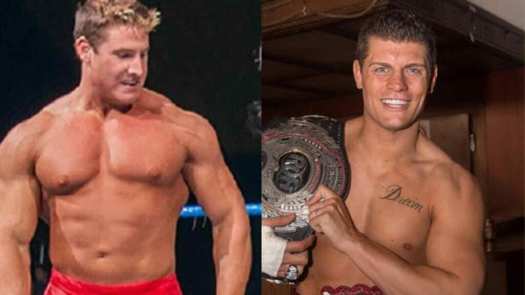 Rene Dupree and Cody Rhodes.