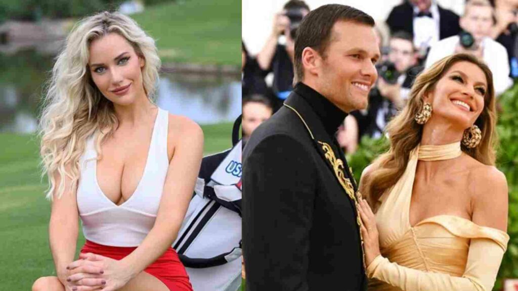 Paige Spiranac / Tom Brady and Gisele Bundchen