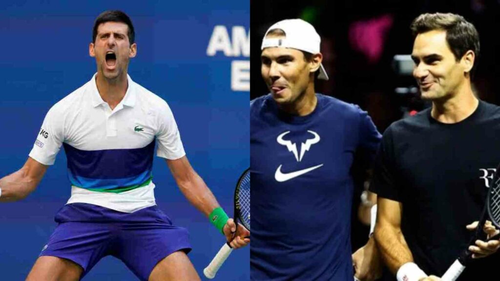 Novak Djokovic, Rafael Nadal, Roger Federer