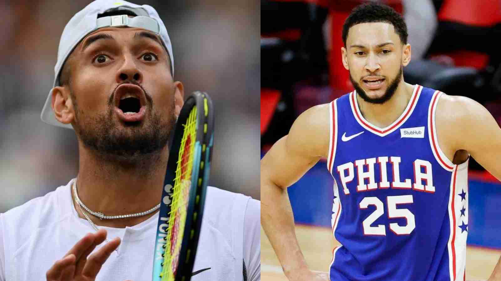 “He’s an NBA all-star, not many can achieve that,” Nick Kyrgios shows support for out-of-form Australian basketball player Ben Simmons