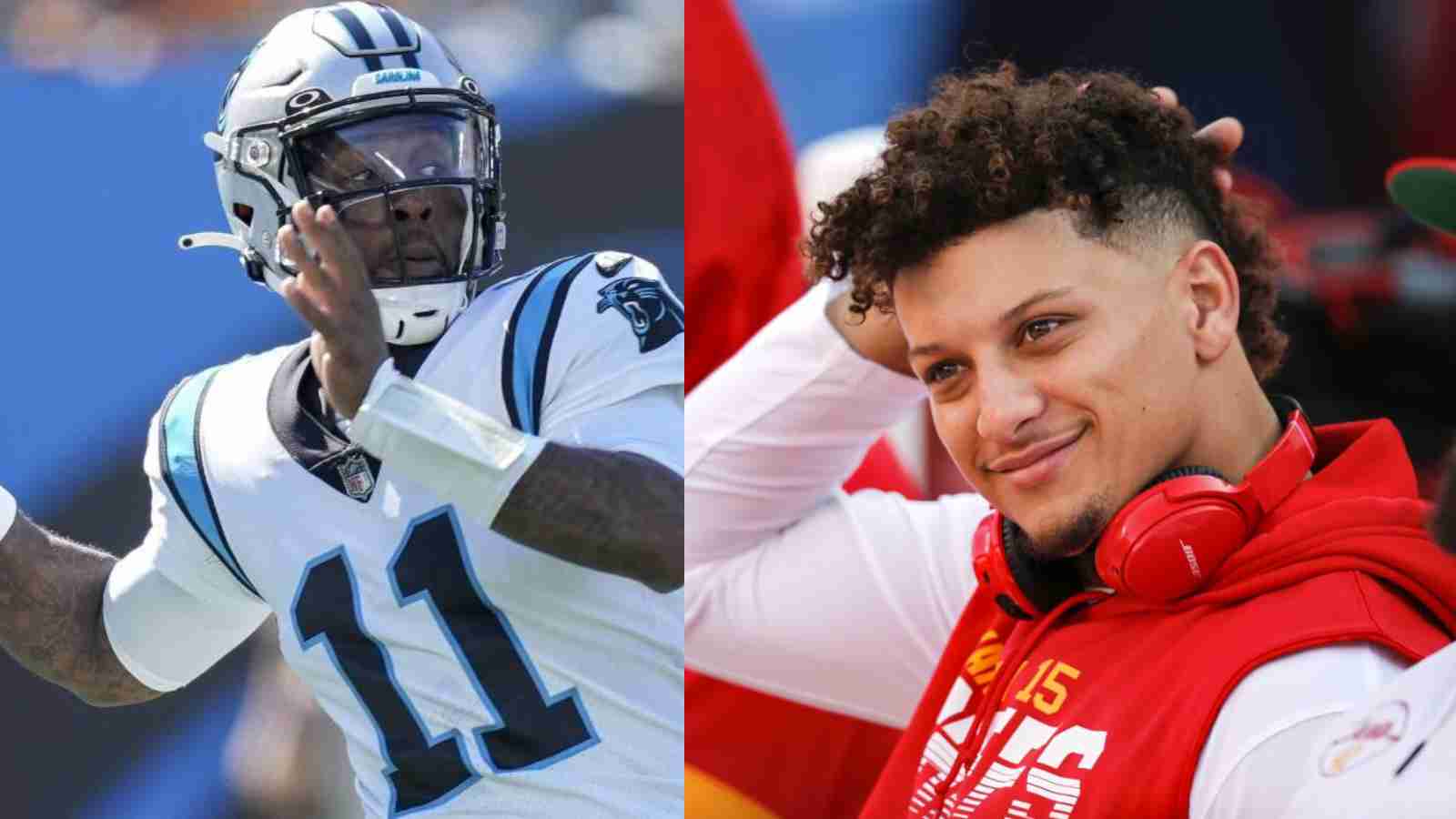 “Best throw of the year” Chiefs QB Patrick Mahomes was fascinated by Panthers QB PJ Walker’s ‘Hail Mary’ equalizing pass late in the Panthers-Falcons game