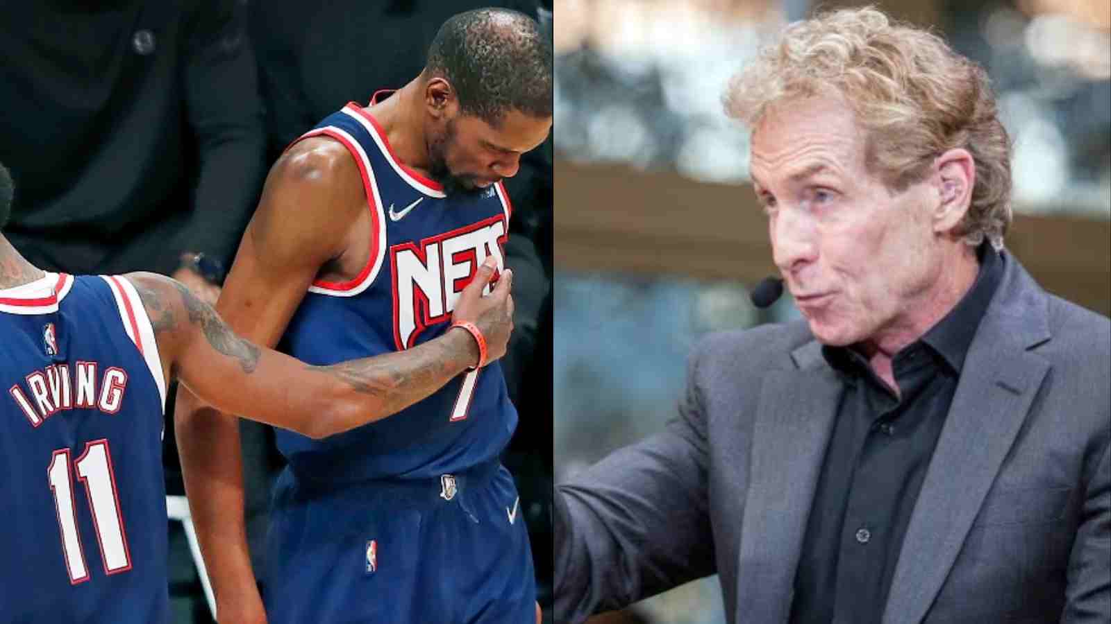 “They’re just a two-man offensive team” Skip Bayless points out the terrible situation of Nets despite Kevin Durant and Kyrie Irving’s offensive greats