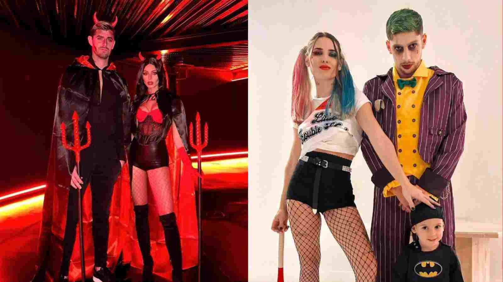 In Pictures: Real Madrid players celebrate Halloween with their Wags dressing up as Demons & Supervillain characters