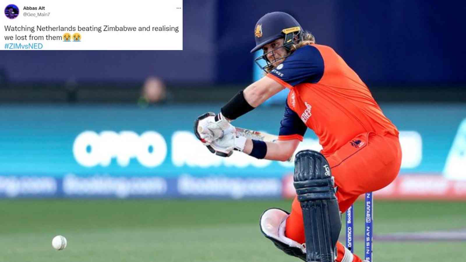 “Zimbabweans only wanted to upset Pakistan”- Twitter reacts as Max O’Dowd’s half-century drive the Dutch to  1st victory in Super 12s against Zimbabwe