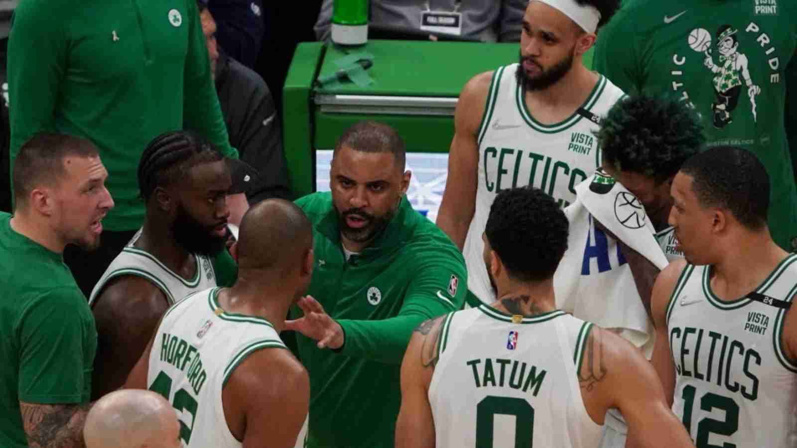 Ime Udoka with the Boston Celtics