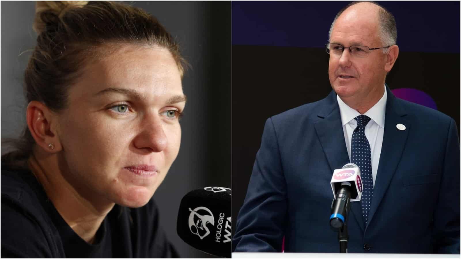 Simona Halep receives support from WTA Chief Steve Simon as he breaks his silence on the Romanian’s doping scandal