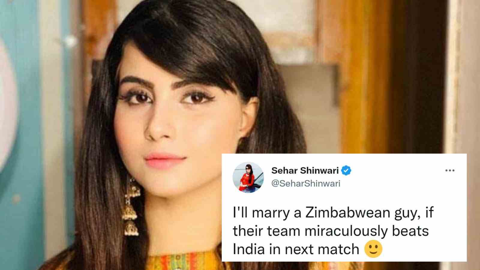 “I will marry a Zimbabwean guy”- Pakistani actress vows marrying a Zimbabwean guy if they beat India