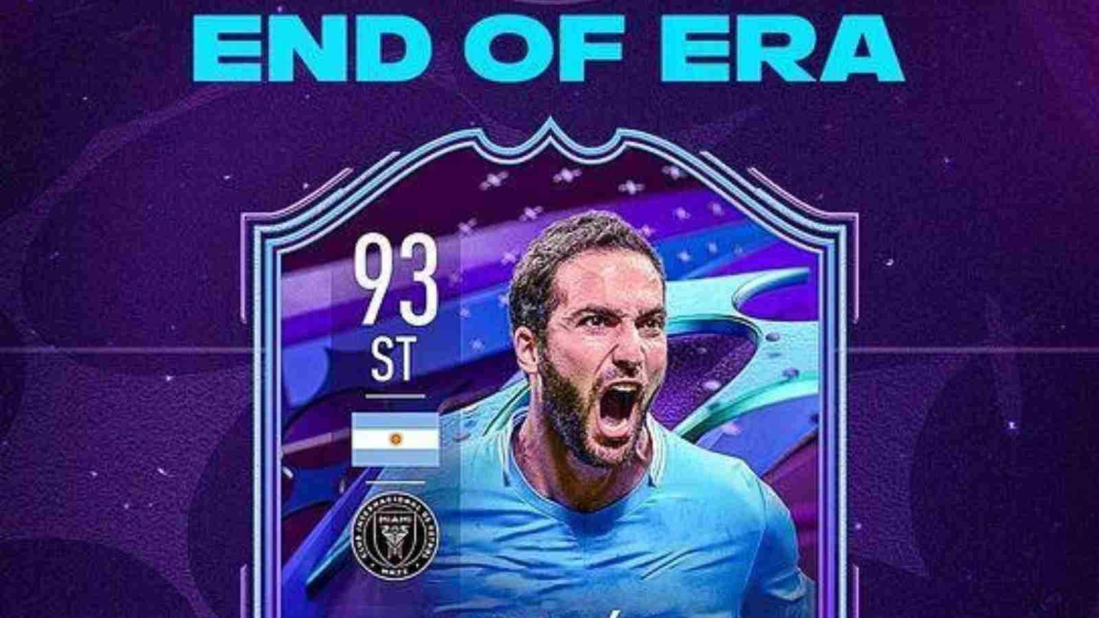 FIFA 23: Deadly Gonzalo Higuain End of an Era Card Leaked and Set to Arrive in the Game