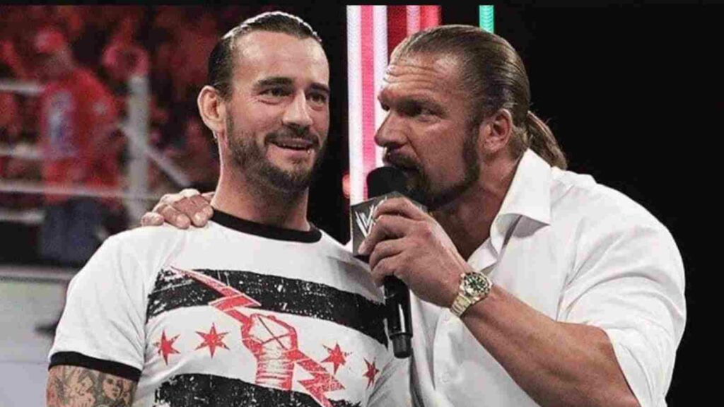 Triple H and CM Punk (Image Credits- Wrestling Inc) 
