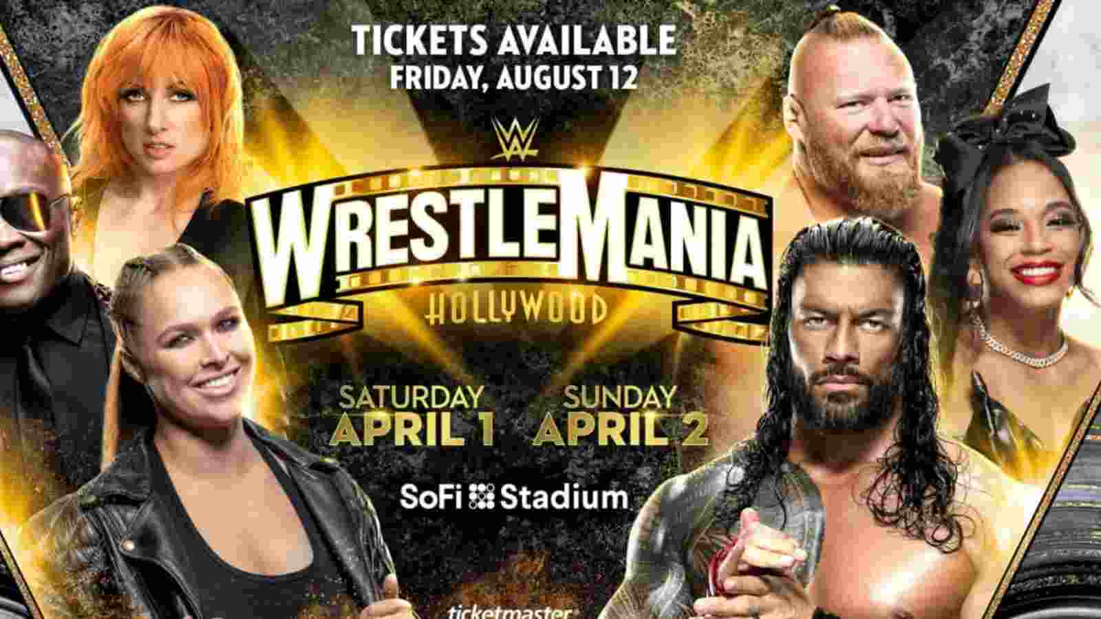 WWE officially announces their programming schedule for Wrestlemania 39 weekend