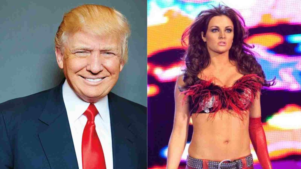 Donald Trump and Maria Kanellis