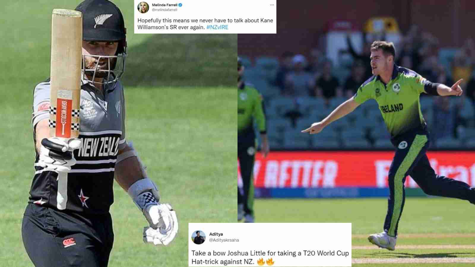 “Kharismatic Kane Mama!”- Twitter reacts as Kane Williamson smacks half-century while Joshua Little takes a hat-trick