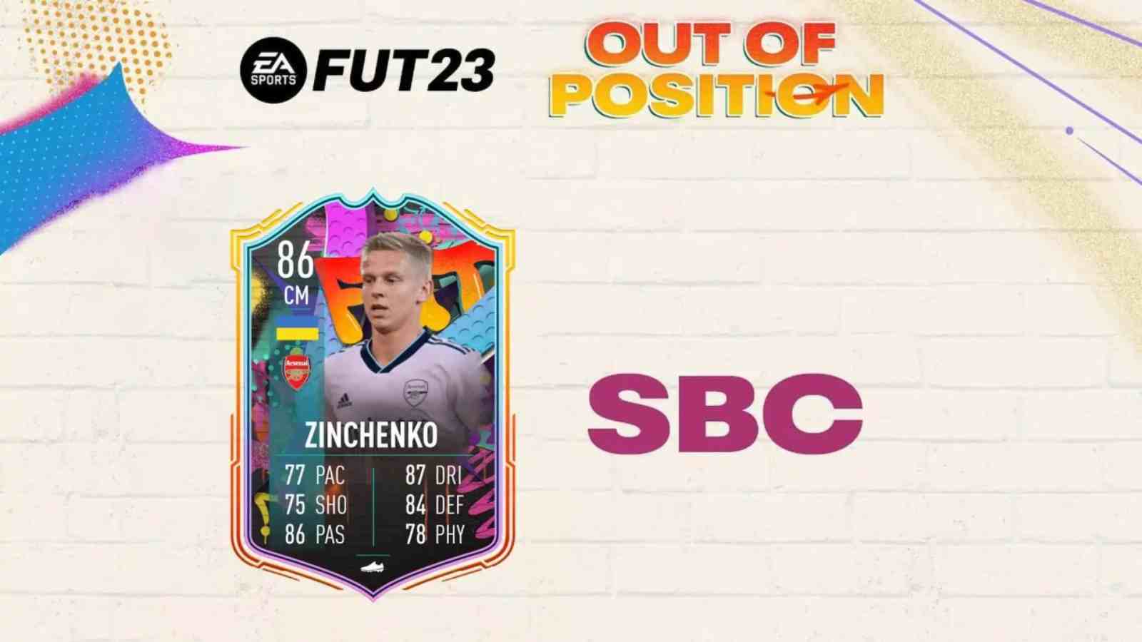 FIFA 23: How to Complete the Oleksandr Zinchenko Out of Position SBC