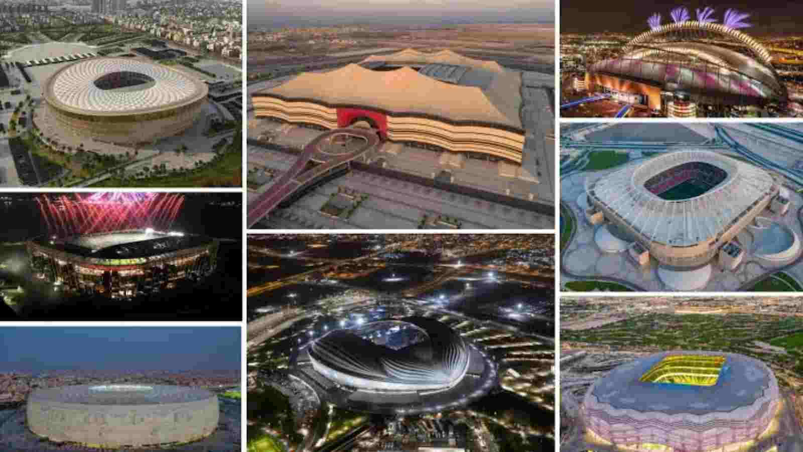 How many stadiums are hosting 2022 FIFA World Cup in Qatar?