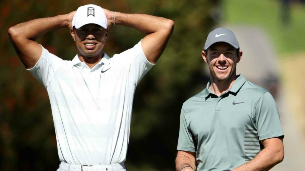 Tiger Woods and Rory Mcllroy