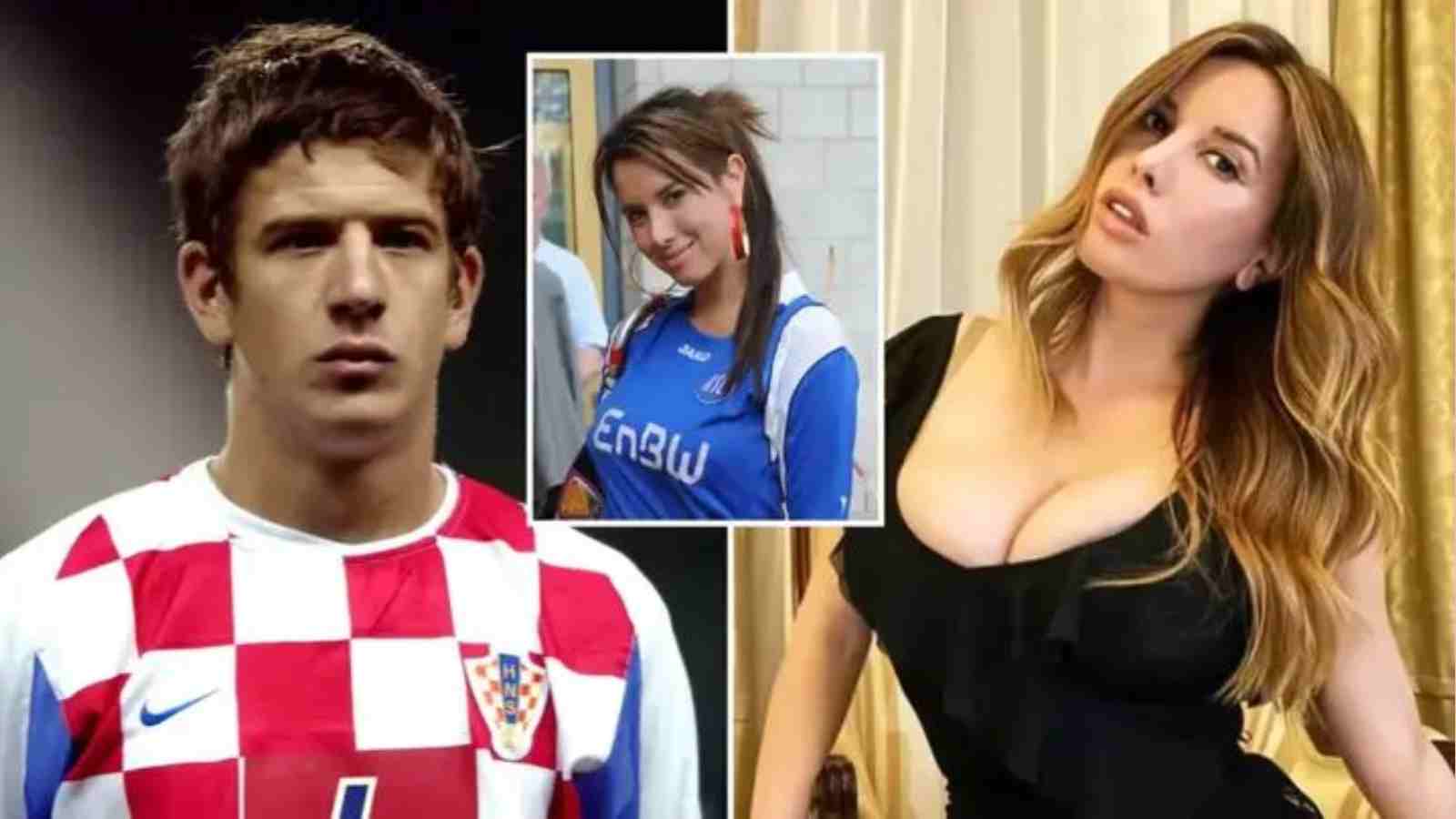 Shocking: Former Croatian defender was allegedly sold after having s*x on the pitch with his Playboy model wife