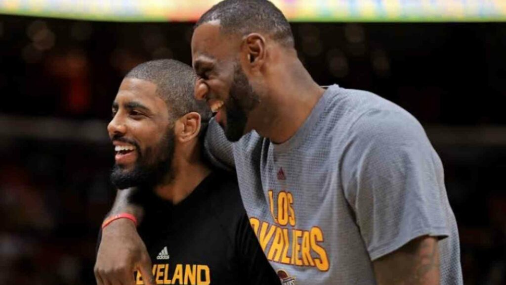 Kyrie Irving and LeBron James