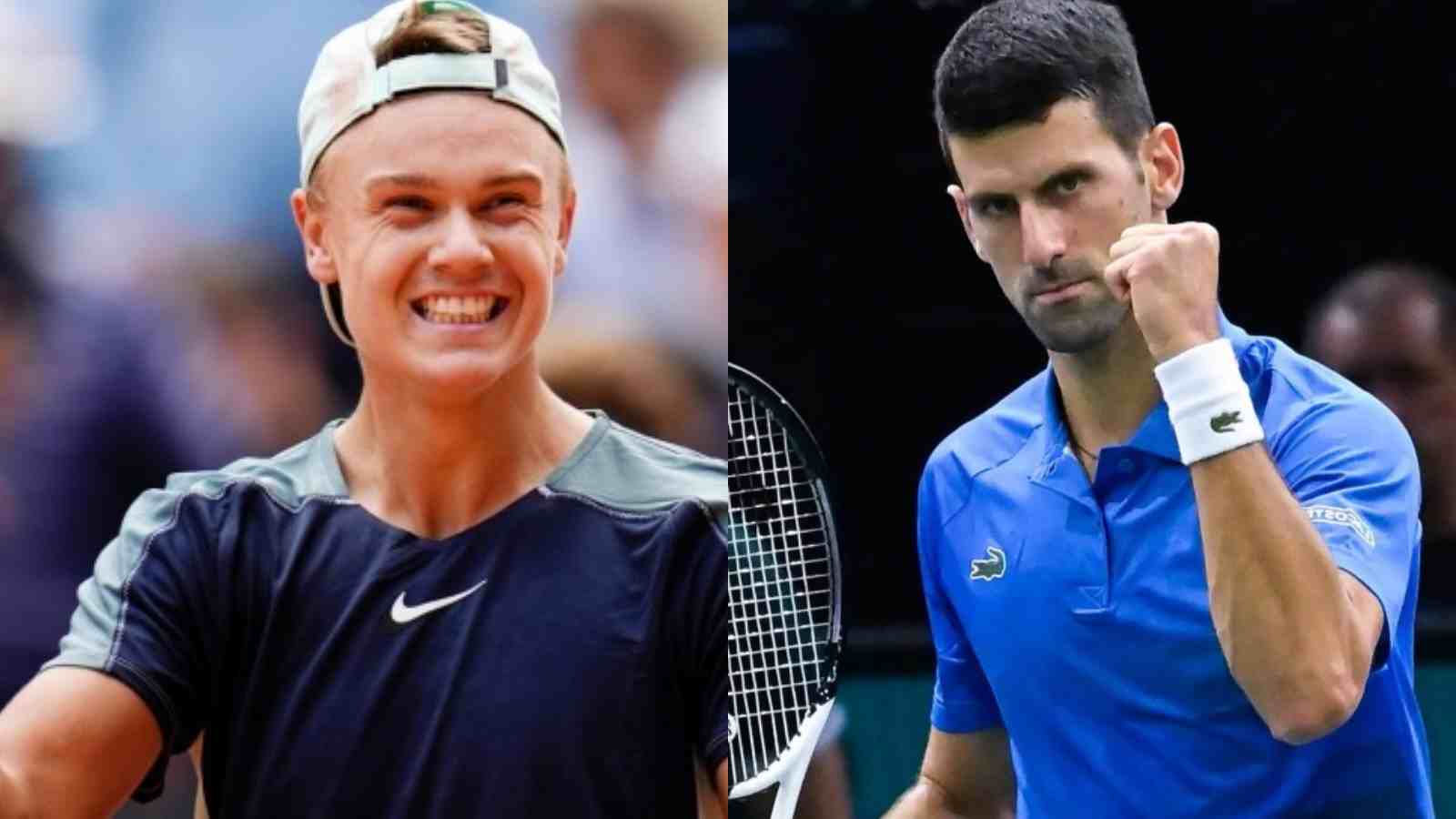 Novak Djokovic vows to make things ‘tough’ for Holger Rune ahead of the Paris Masters final before expressing his ‘love’ for the wonder kid