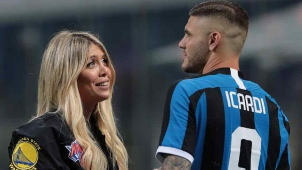 Wanda Nara with Mauro Icardi