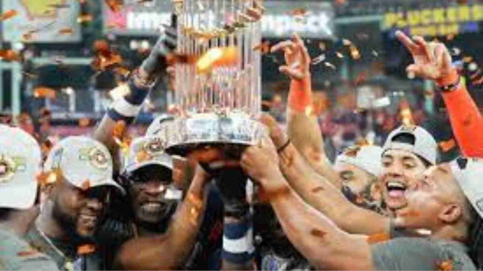 The Houston Astros’ players are handsomely rewarded $516,347 as their STELLAR display all season bears fruit