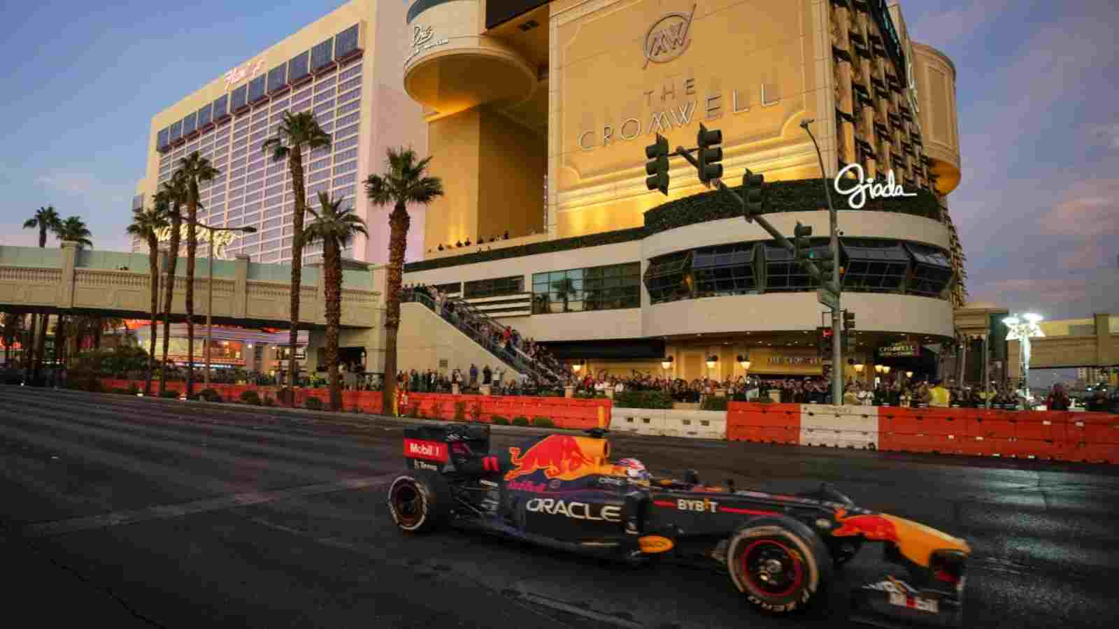 ‘He stole the show’: Fans react as video of Sergio Perez’s no-hands donuts at the Las Vegas GP launch party emerges