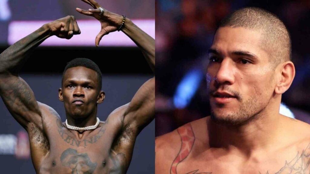 Israel Adesanya (L), Alex Pereira (R)