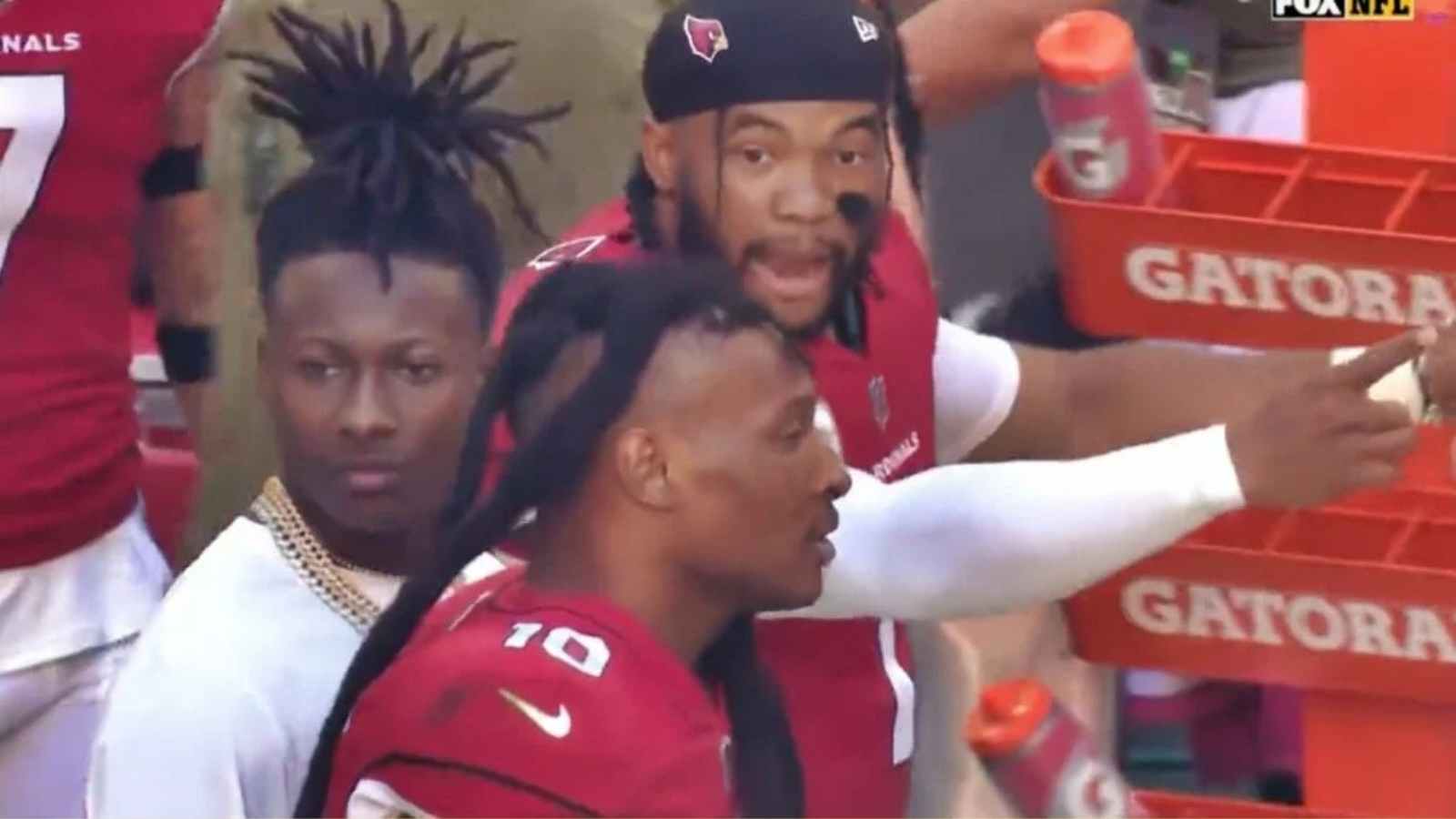 Watch: “Always yelling at someone” Cardinals QB Kyler Murray gets brutally roasted on Twitter for getting in a ‘heated’ argument with WR DeAndre Hopkins