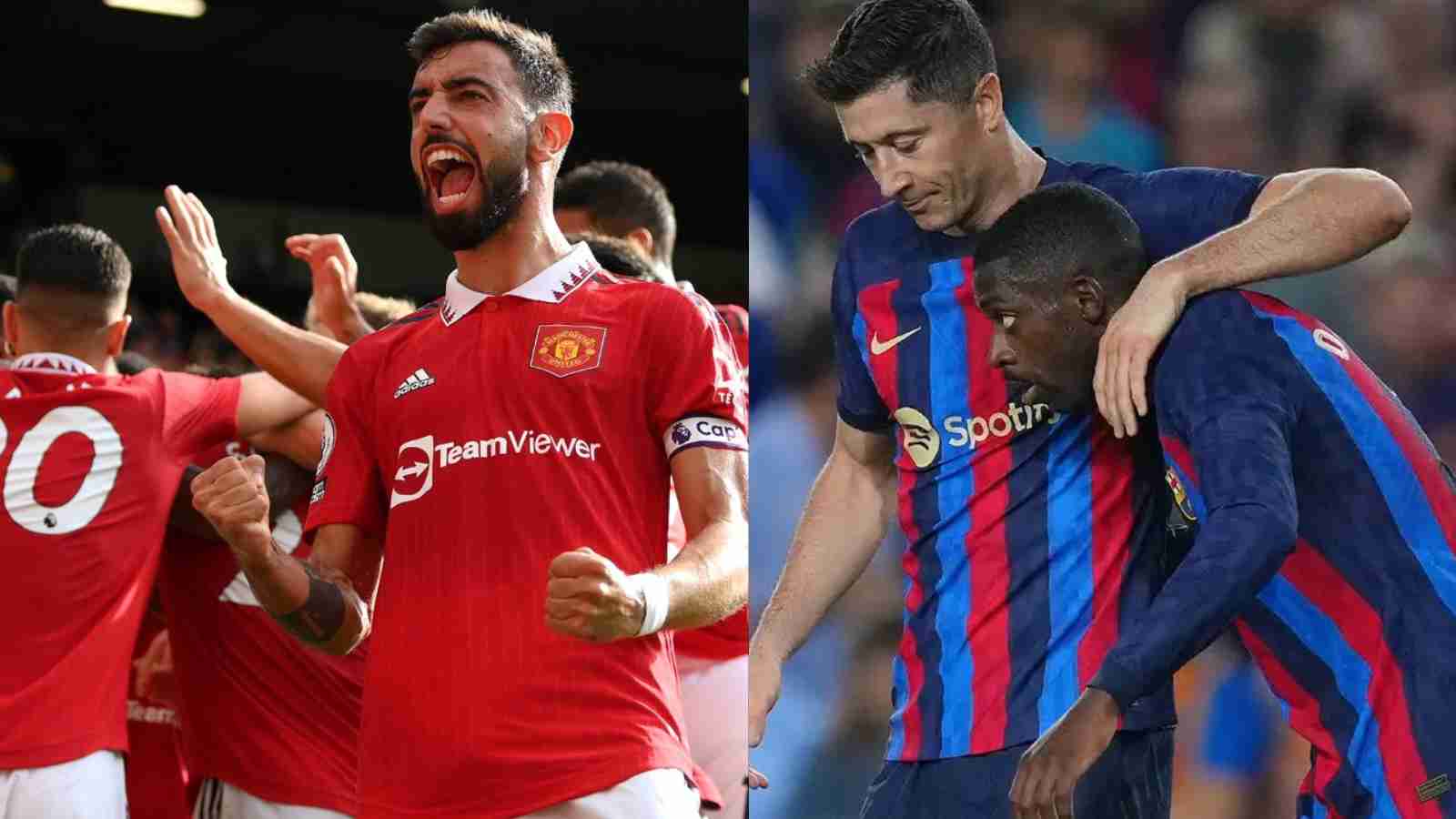 “How the mighty have fallen!”- fans react to Barcelona vs Manchester United match-up in the Europa League R-32