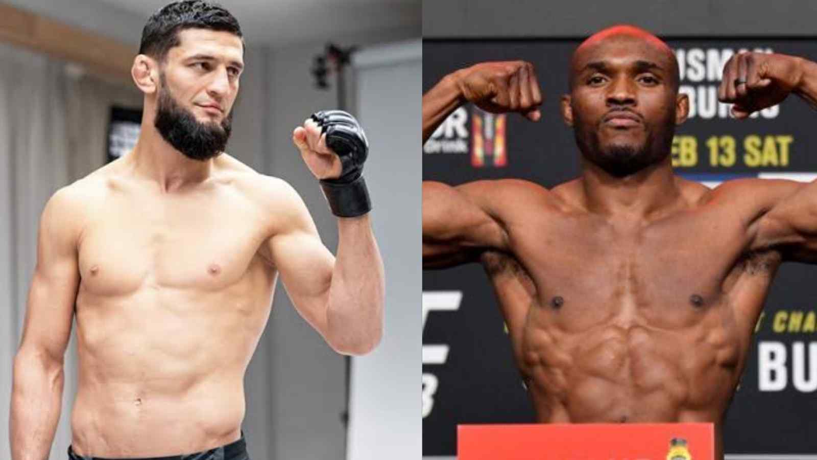 Khamzat Chimaev ran into Kamaru Usman outside a restaurant and here’s how their meeting went