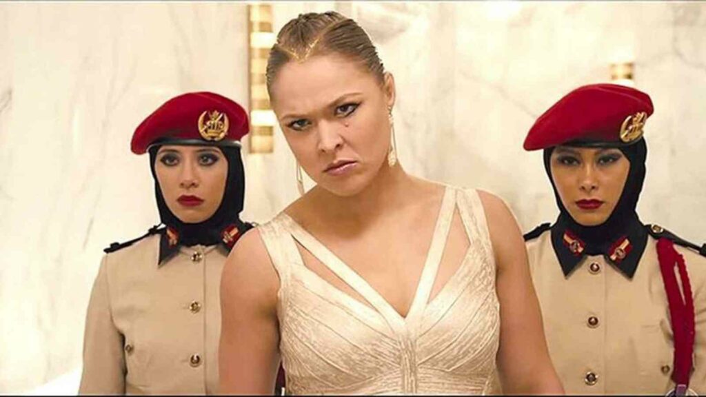 Ronda Rousey (C) has also been part of the Fast and Furious franchise