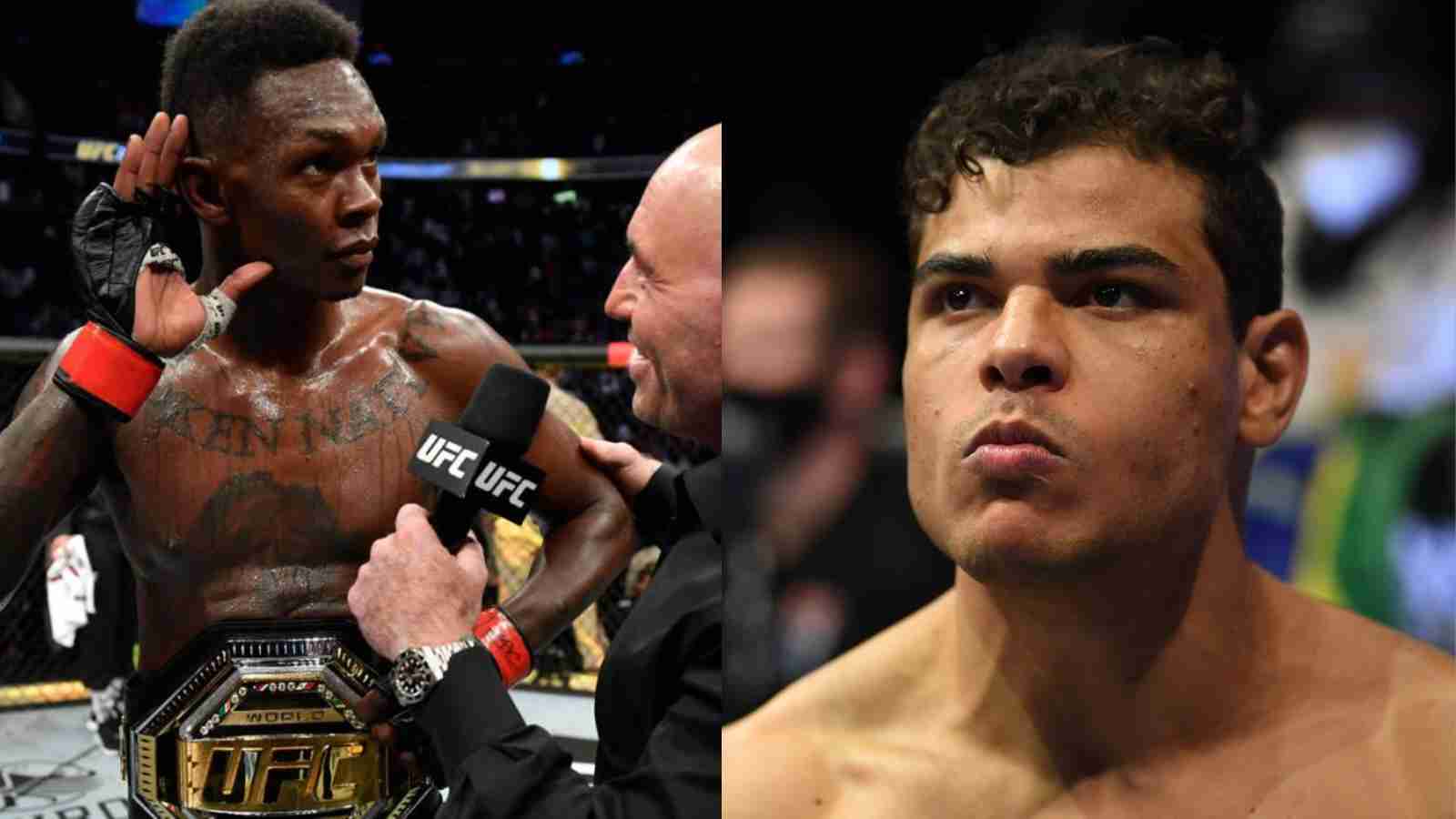 “Don’t tell him” – Israel Adesanya makes surprising comments on middleweight rival Paulo Costa