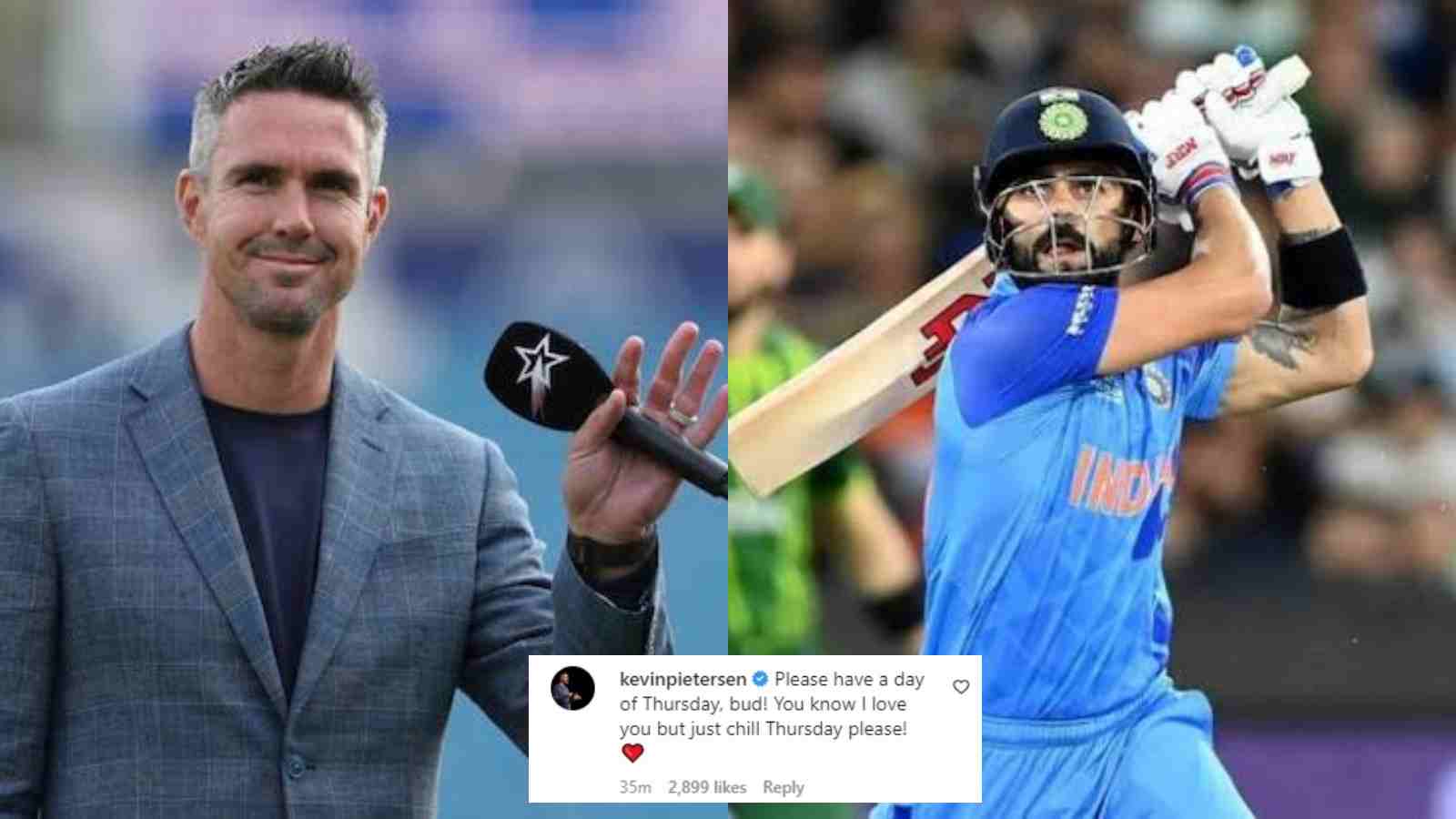 “Please have a day off Thursday”- Kevin Pietersen makes an odd request to Virat Kohli ahead of semi-final between India and England