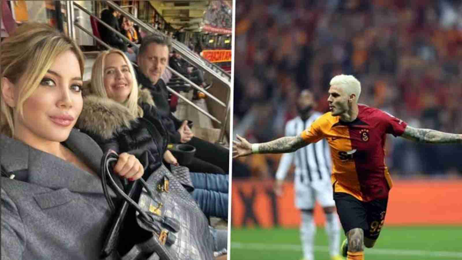 Watch: Wanda Nara and Mauro Icardi spotted together enjoying Galatasaray’s Turkish cup game amidst ongoing rift