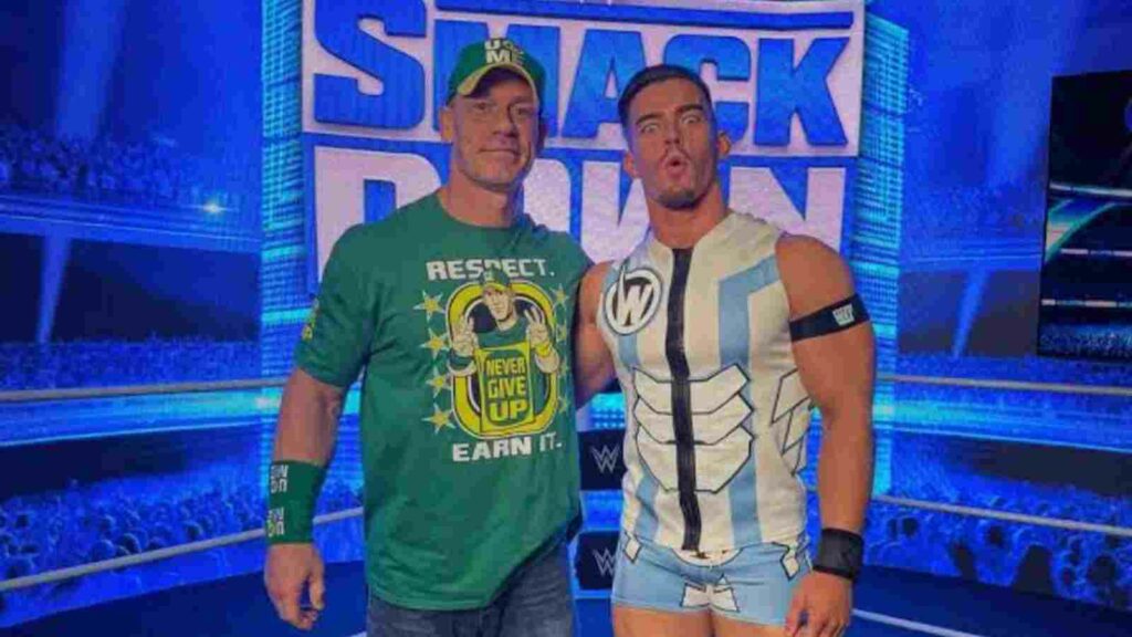 John Cena and Austin Theory (Image Credits- Media Referee)