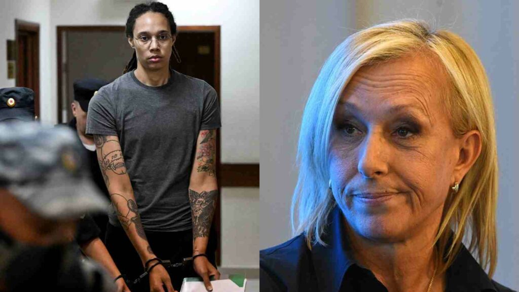 Brittney Griner and Martina Navratilova