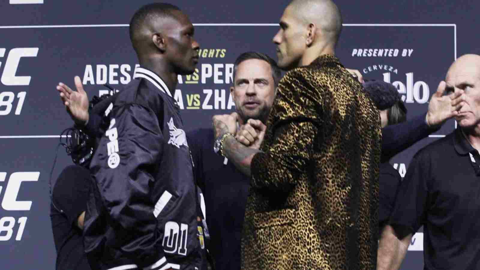 “Screwed his mind” – Alex Pereira plays mental warfare with Israel Adesanya at UFC 281 press conference