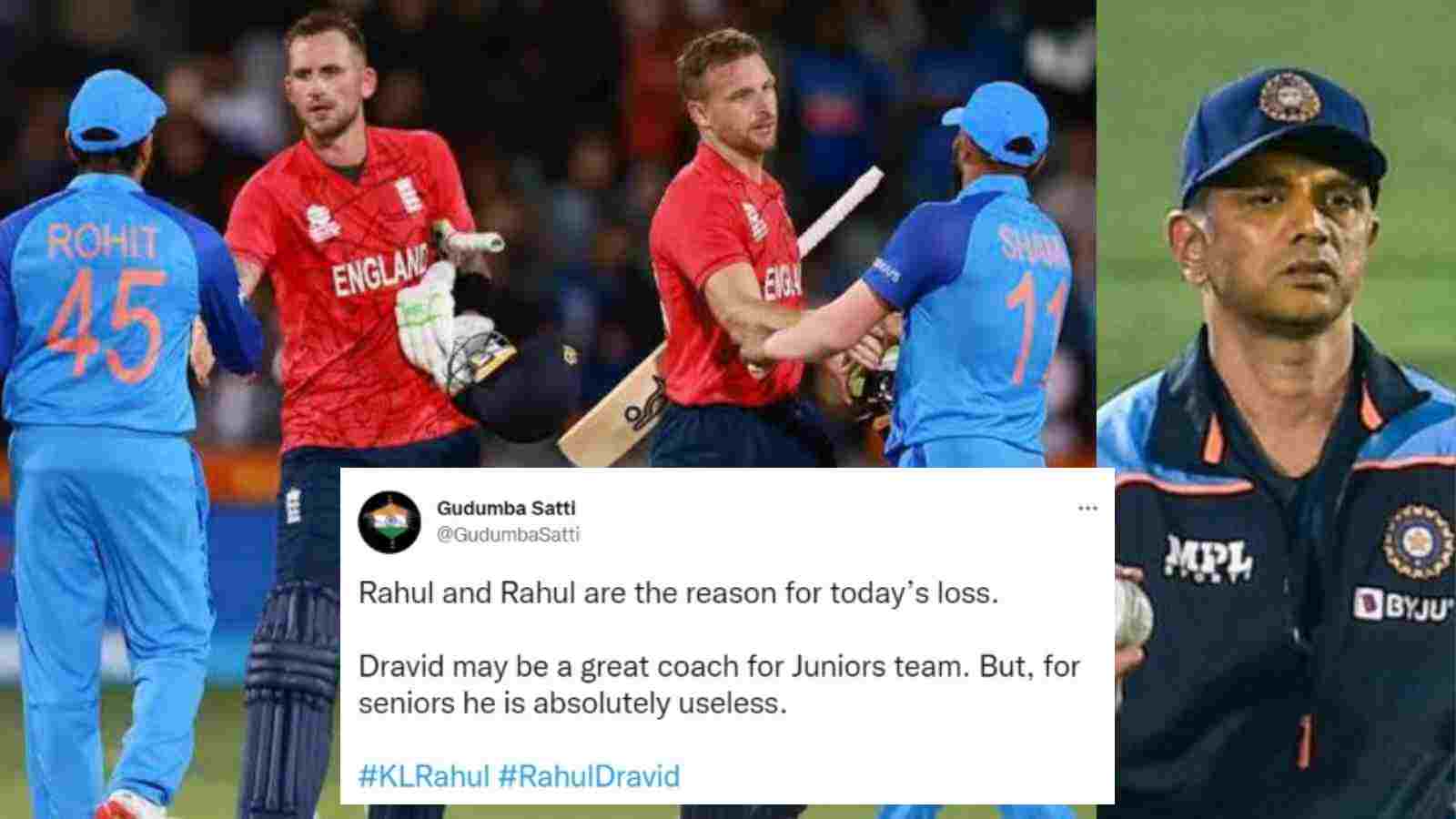 “Sack Dravid!”- Rahul Dravid faces fans’ fury after India’s devastating semi-final exit