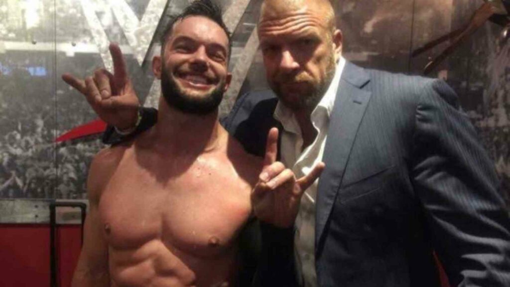 Finn Balor and Triple H (Image Credits- StillRealToUs)