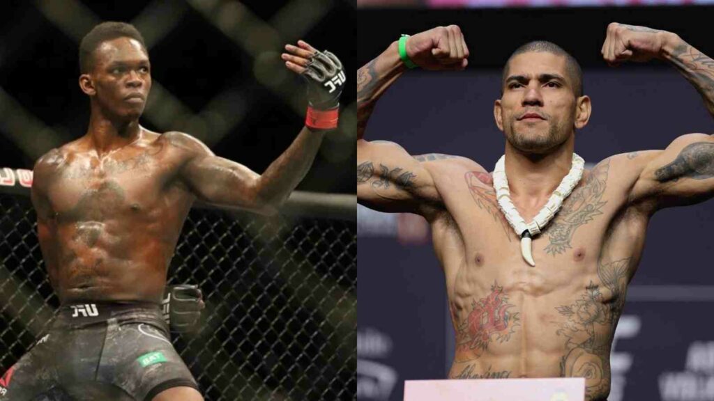 Israel Adesanya (L), Alex Pereira (R)