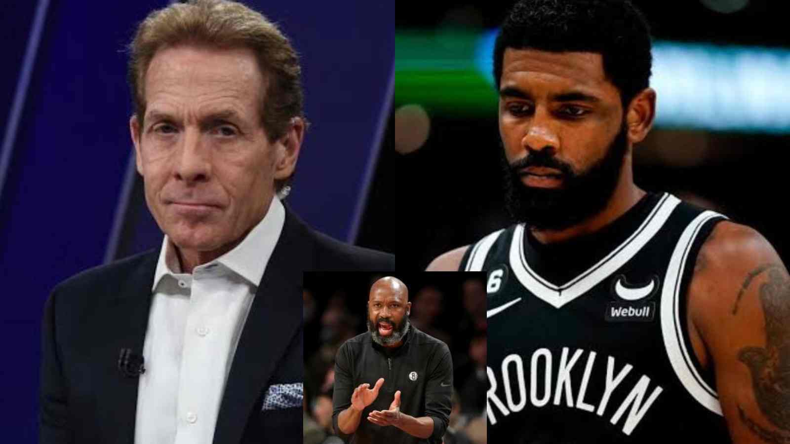 “But if he does, history would tell you it’s going to be a problem for Jacque Vaughn” Skip Bayless adamantly BELIEVES Brooklyn Nets’ new head coach will face problems if Kyrie Irving returns