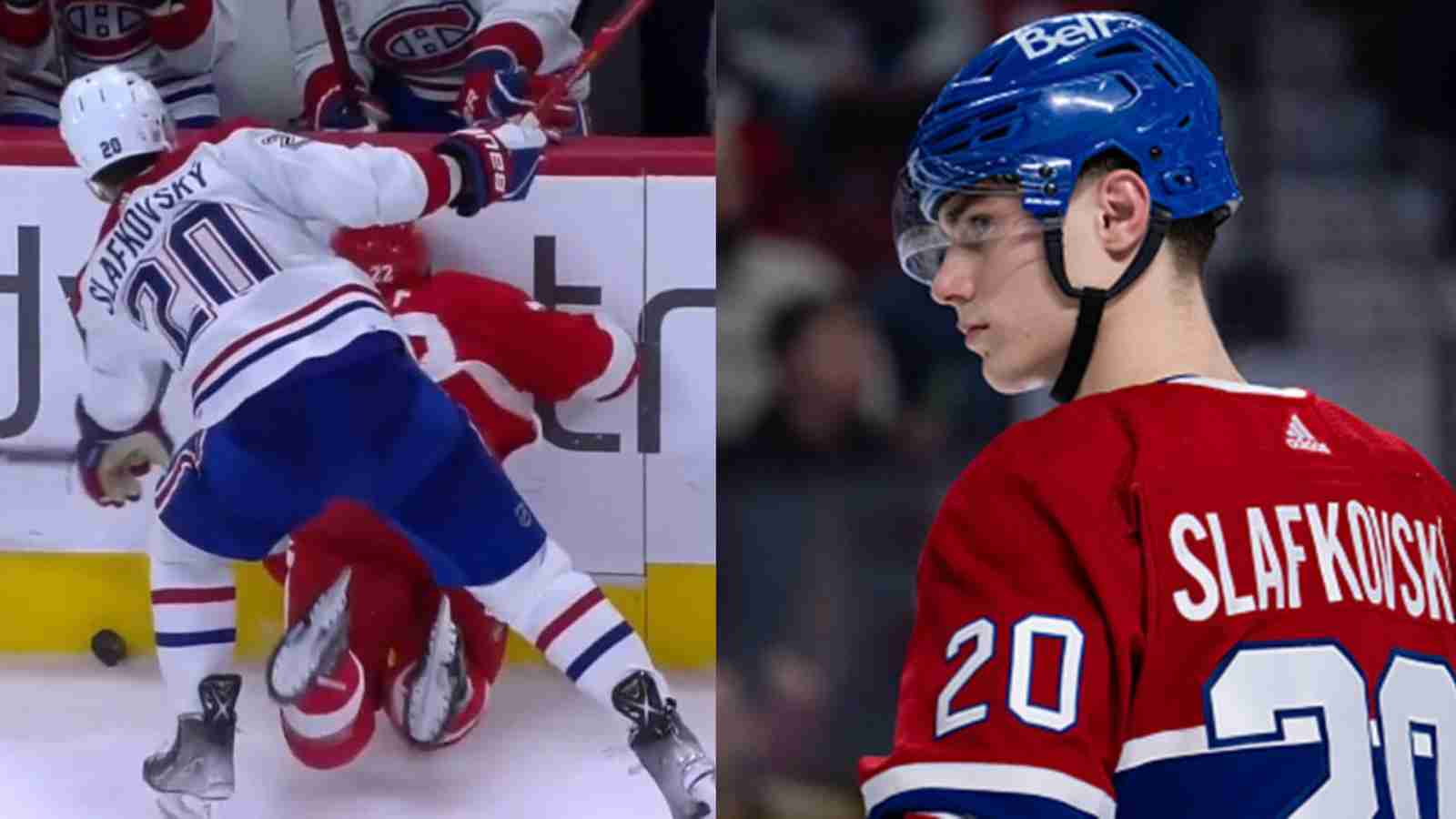 Twitter reacts as forward Matt Luff gets hit by Canadiens Juraj Slafkovsky, out 10-12 weeks