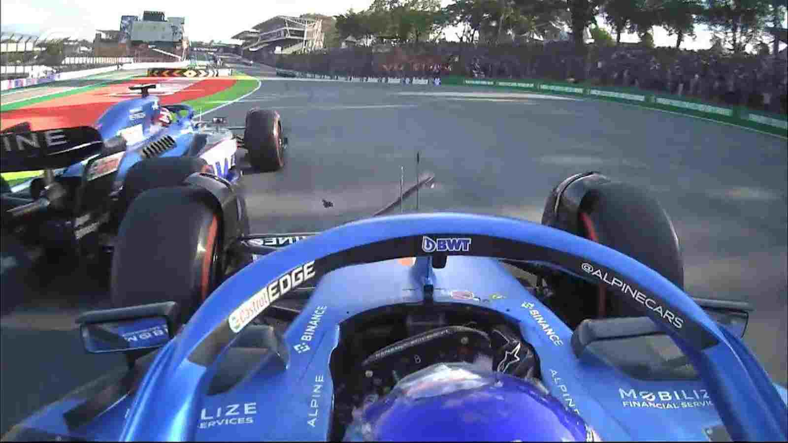 “Where is Ocon supposed to go” – F1 fans critical of Fernando Alonso’s incident with Esteban Ocon during Sao Paulo GP Sprint Race