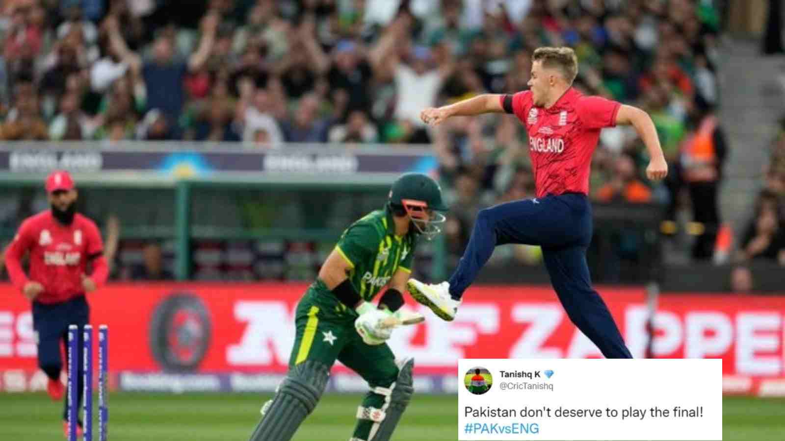 “Padosi is khush so far”- Twitter reacts as Pakistan post a small total after lackluster batting in the final against England