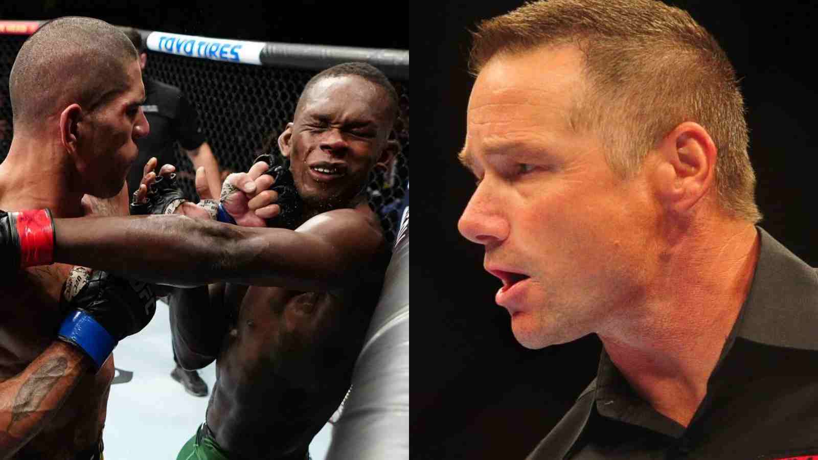 “Bring him back” – Israel Adesanya claims he would still be champion if infamous referee Steve Mazzagatti was at Alex Pereira fight