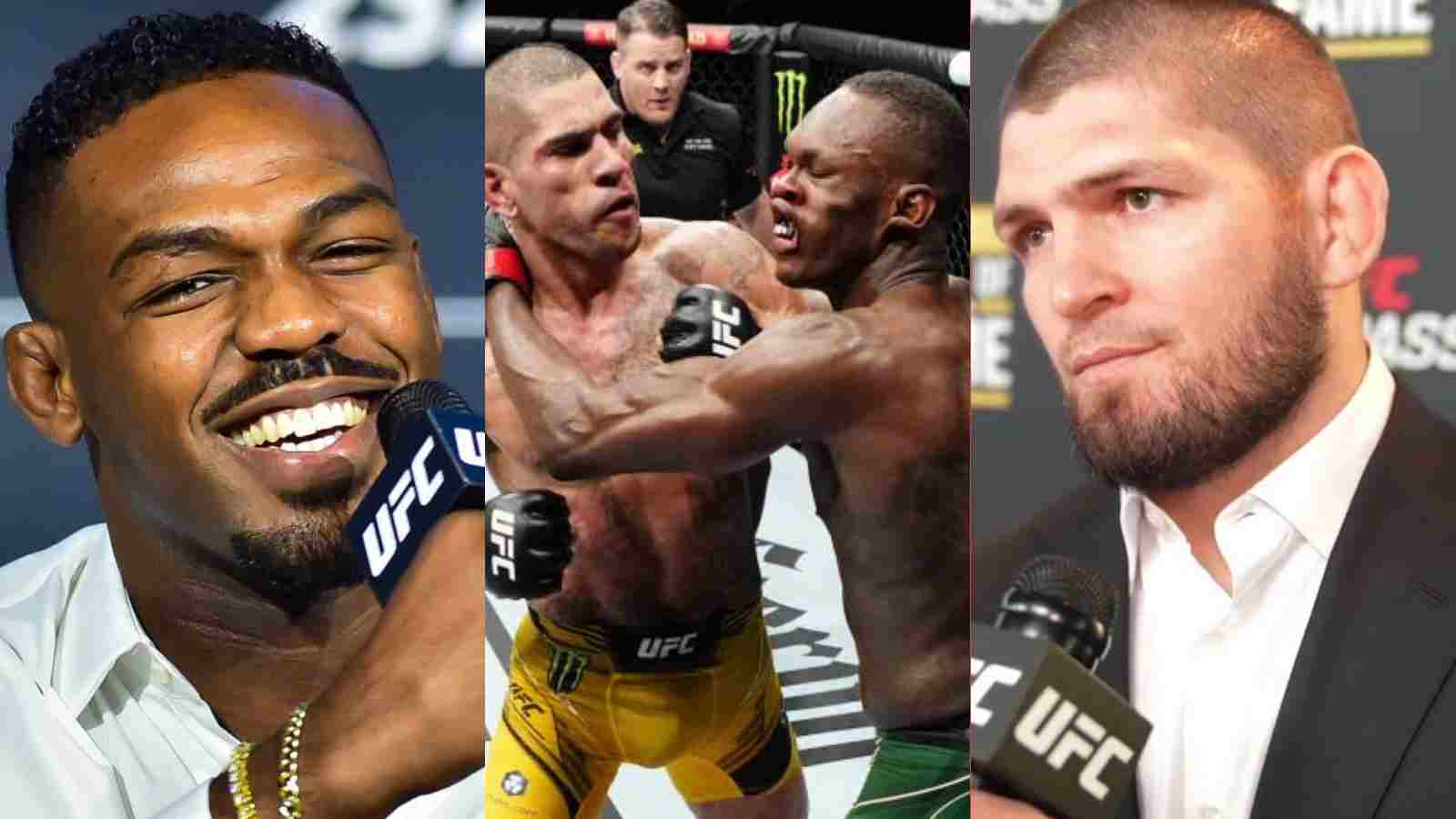 Jon Jones sends sarcastic reply to Khabib Nurmagomedov’s praise for Israel Adesanya following shocker at UFC 281